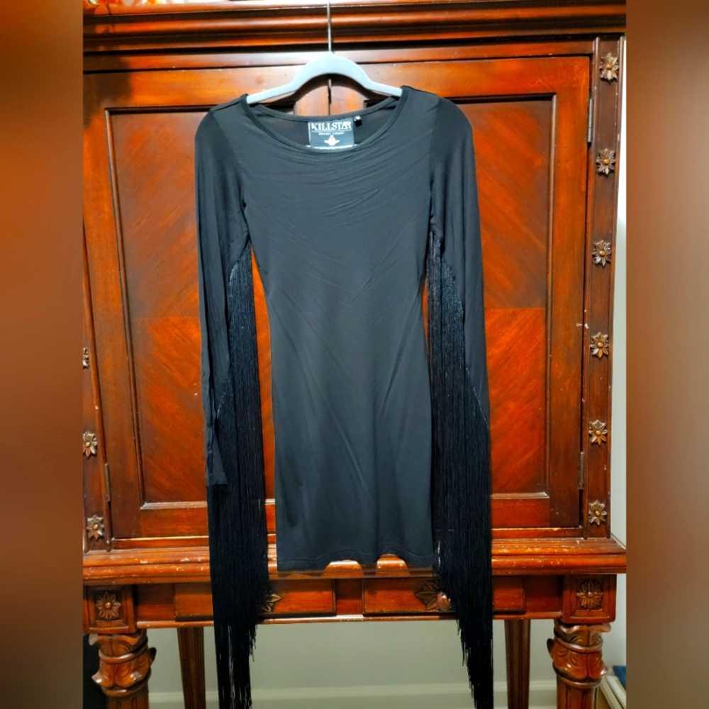 Black Killstar Huntress bodycon dress